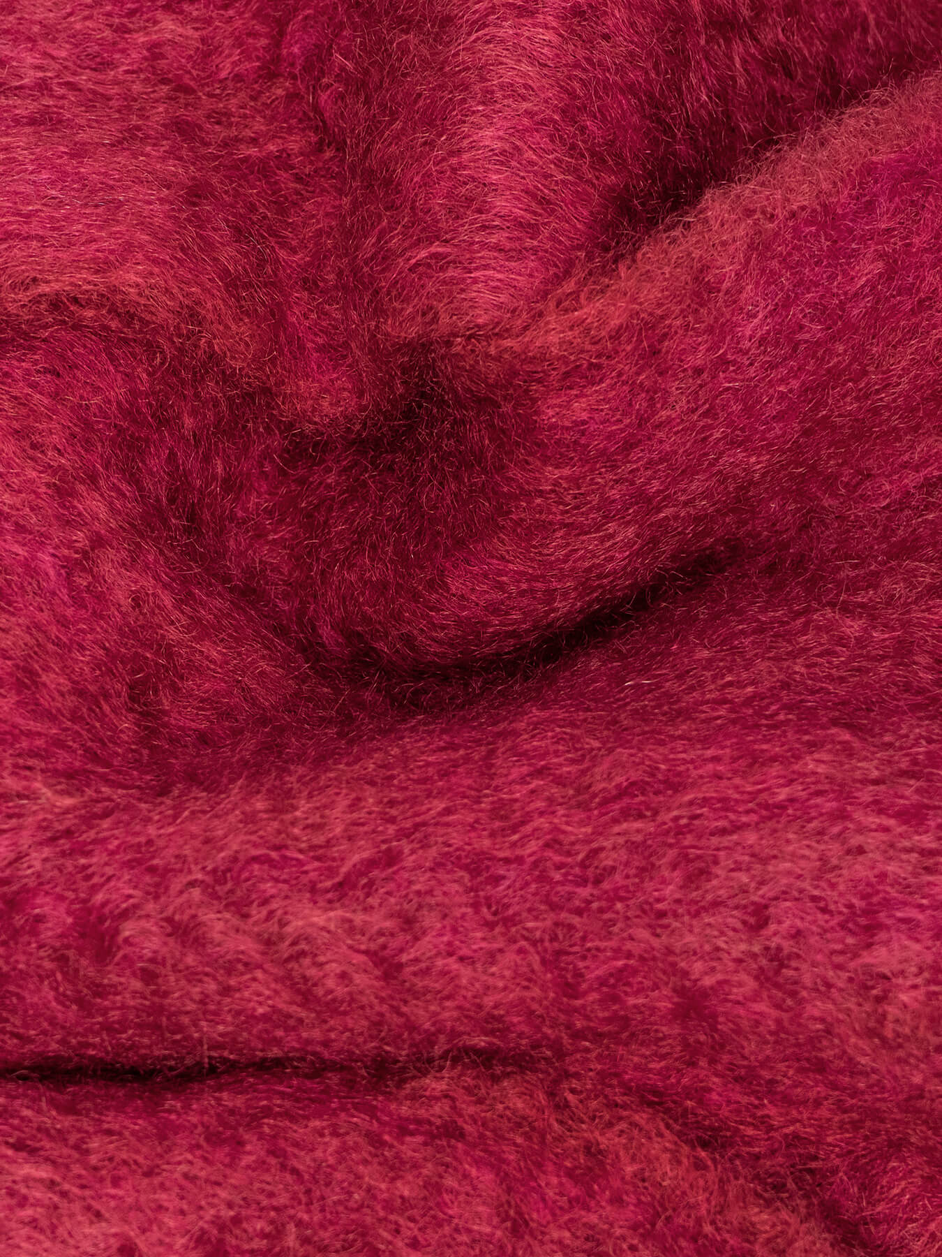 Écharpe faite à la main fuchsia foncé