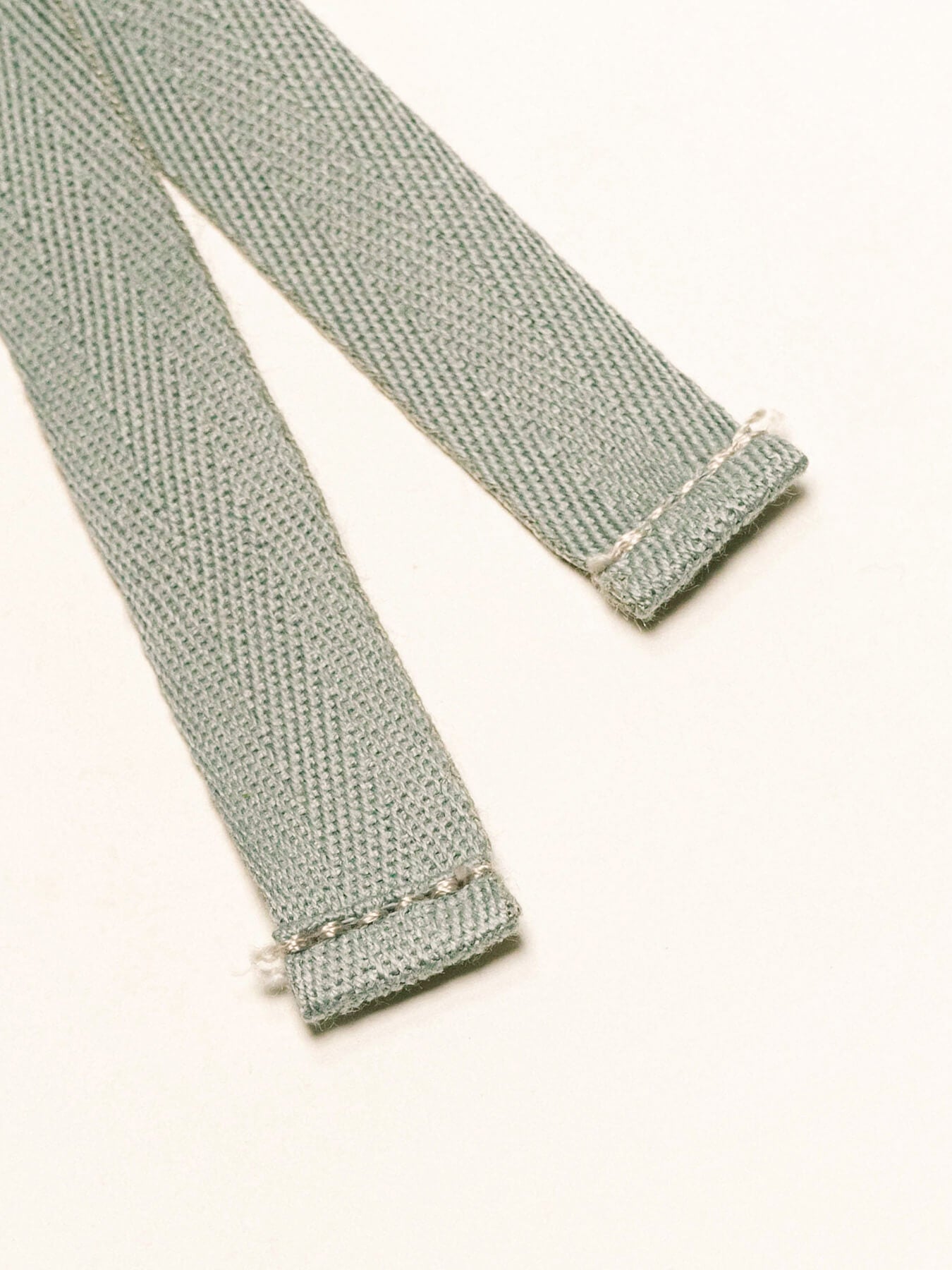 Mint Green Herringbone Ribbon