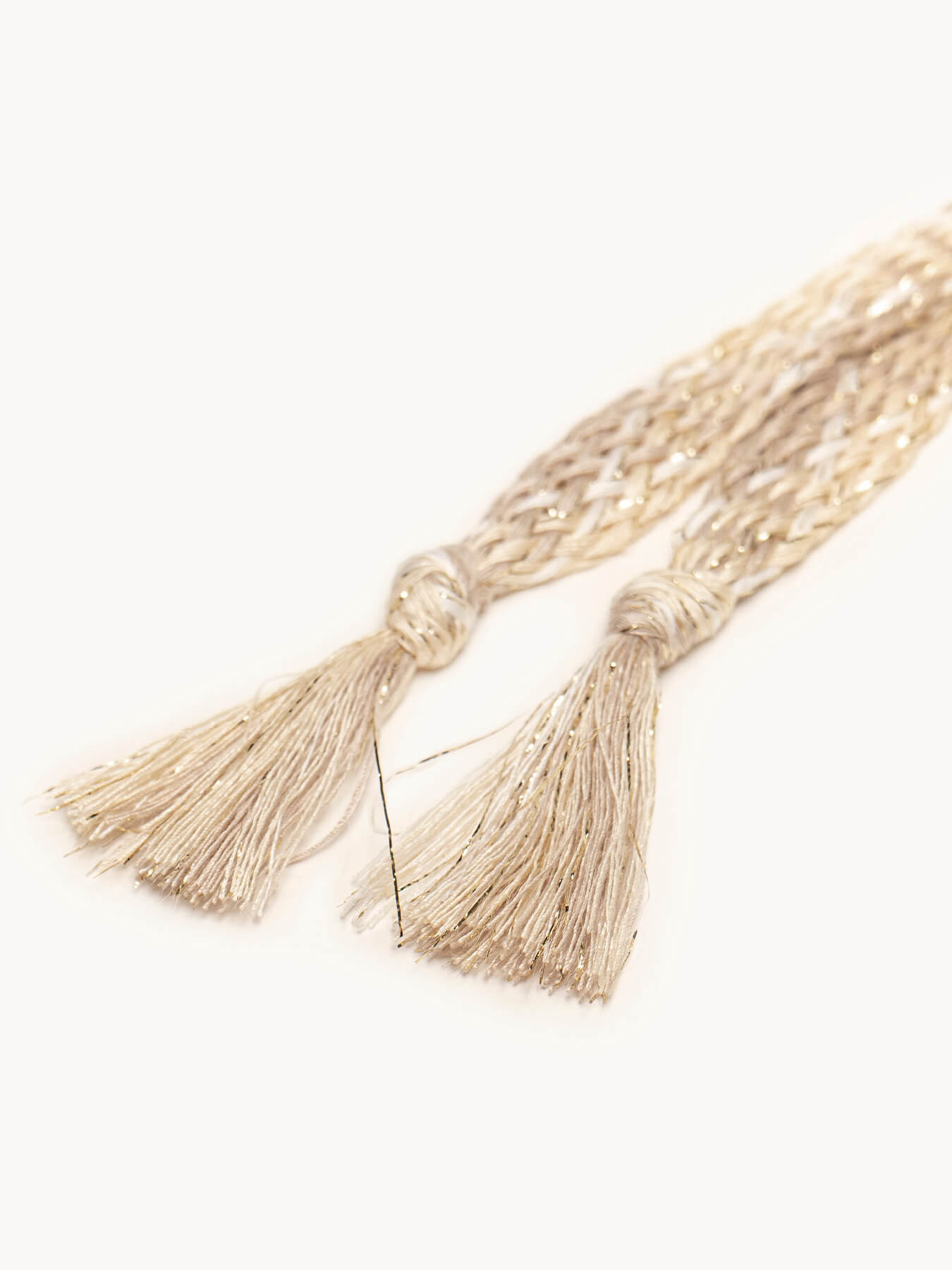 Cordon tressé doré