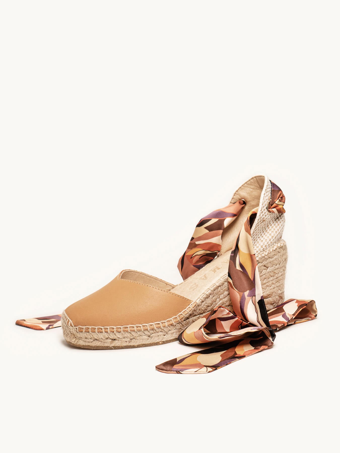 Pañuelo Hojas Marrón