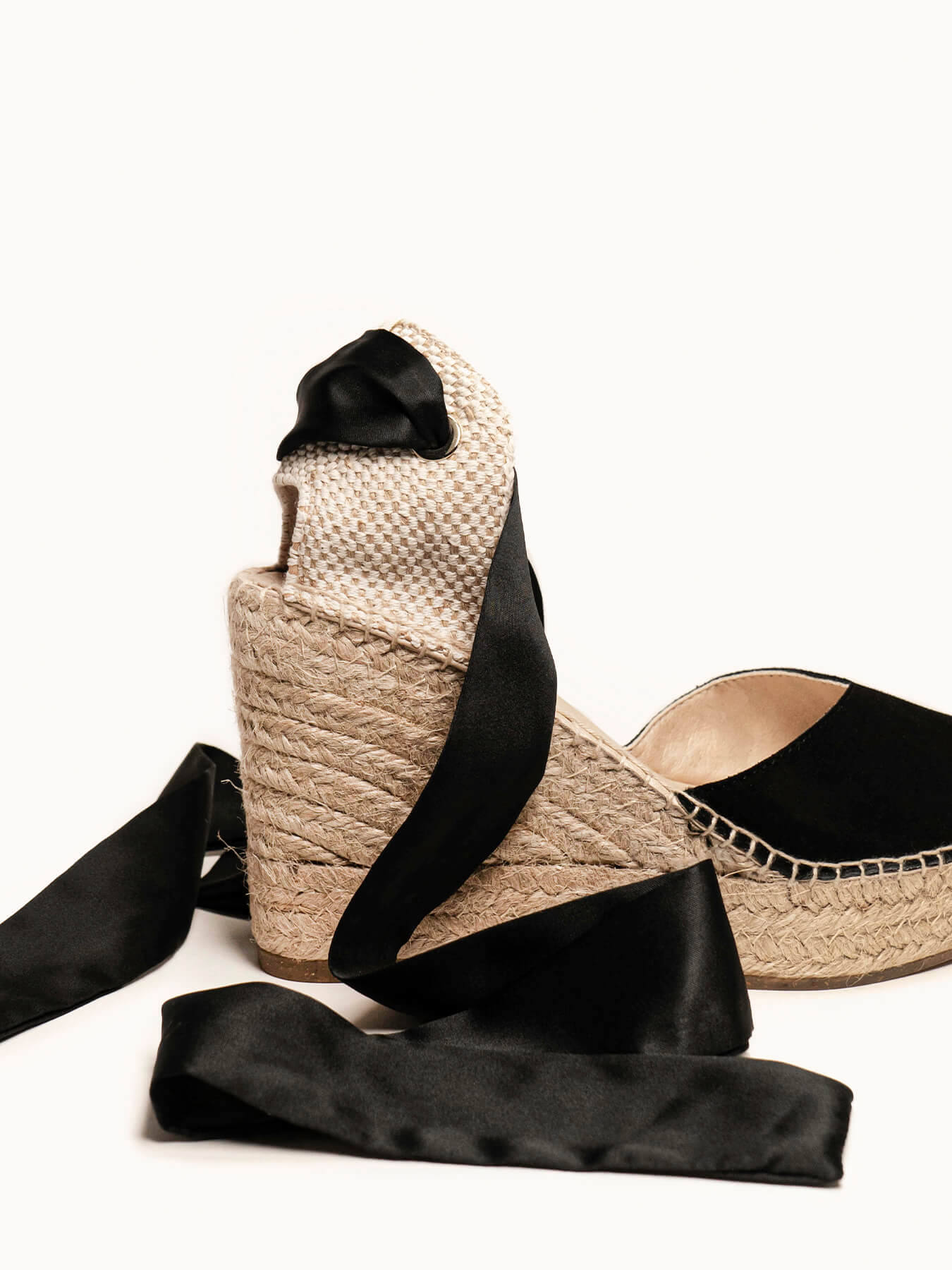 Foulard Satin Lisse Noire