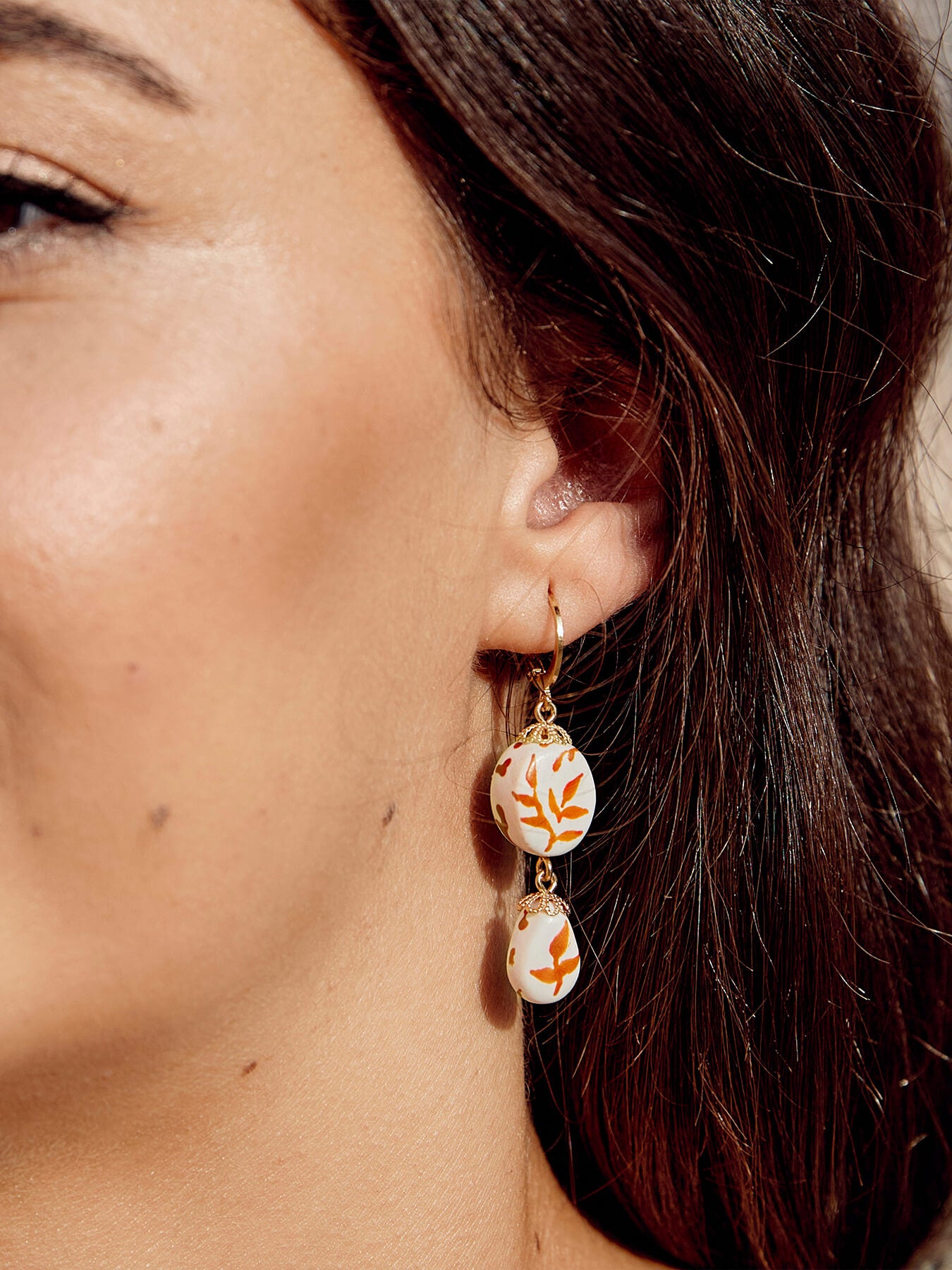 Brincos Triana Laranja