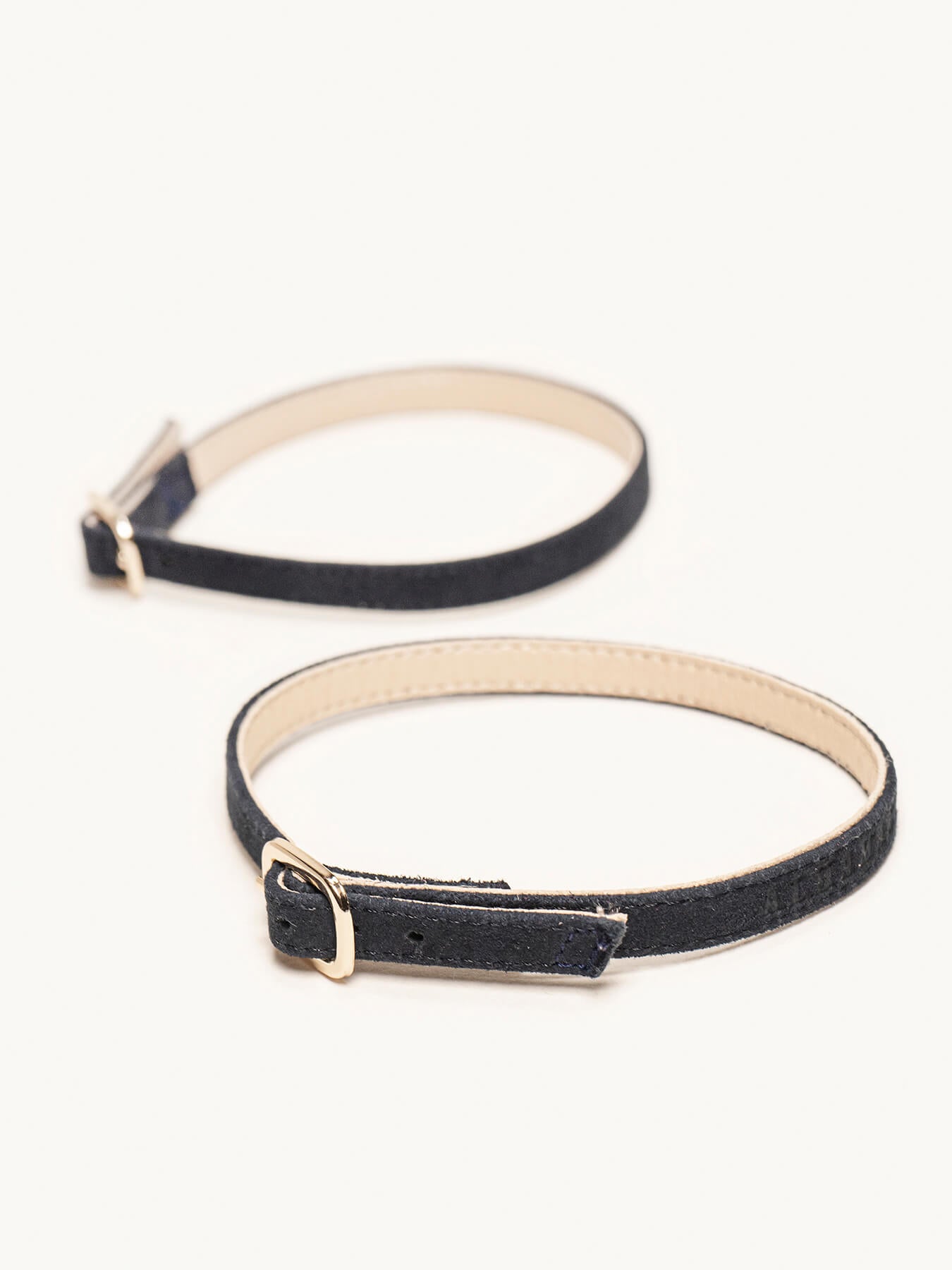 Pulsera Intercambiable Ante Azul Marino