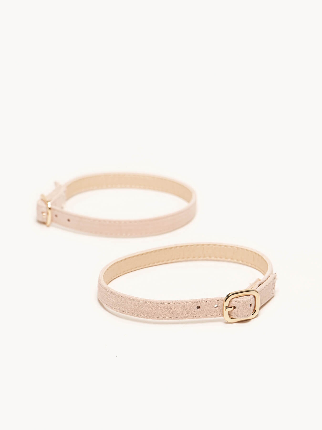 Pulsera Ante Rosa Claro