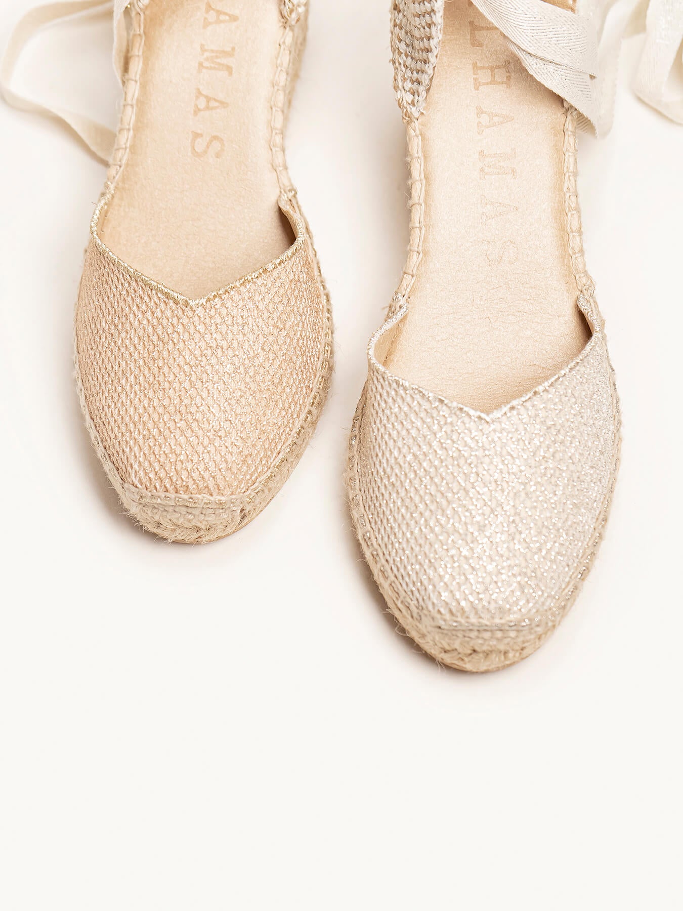 Romero Cuña Media Rejilla Brillo Plata