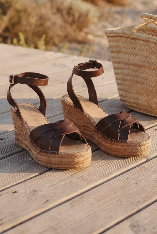 Sandalias recién salidas del taller 🪡🧵
