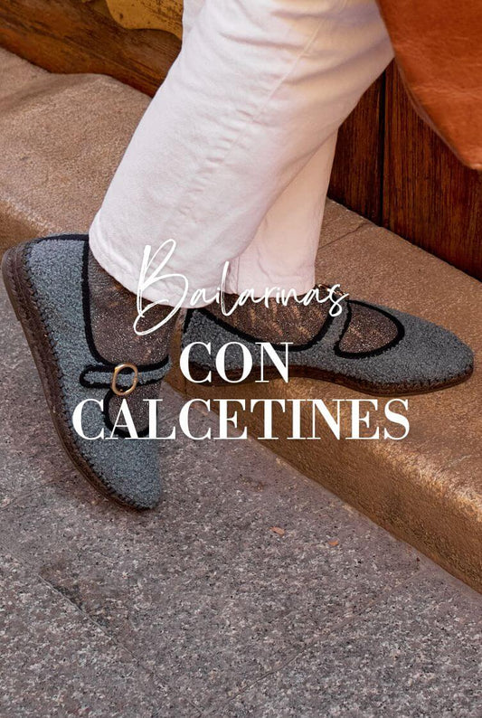 ¡Combina tus bailarinas Alhamas con calcetines!