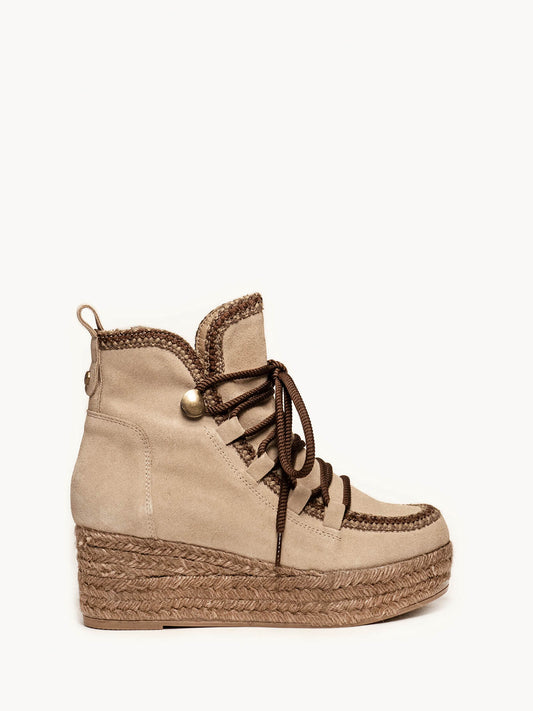 Plataforma Birch Split Sand Suede Plataforma