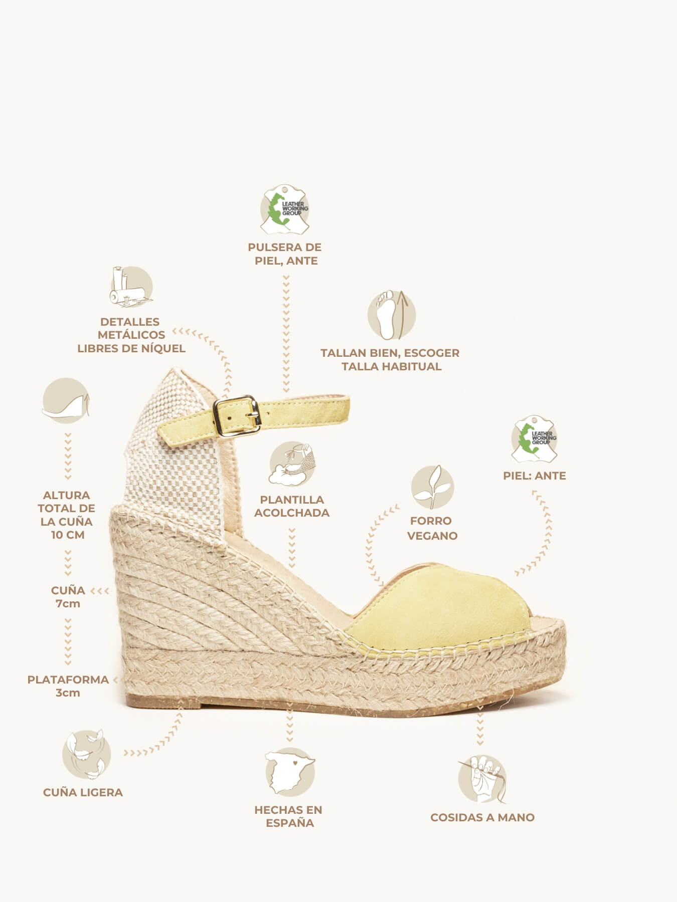 Alelí Cuña Alta Ante Amarillo