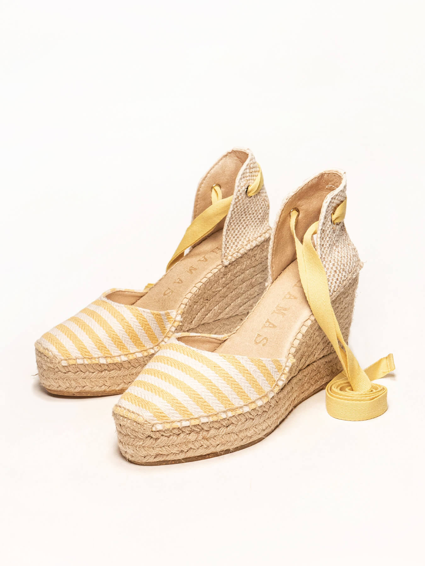 Aloe Compensée Haute Rayures Jaune – Alhamas - Main Image