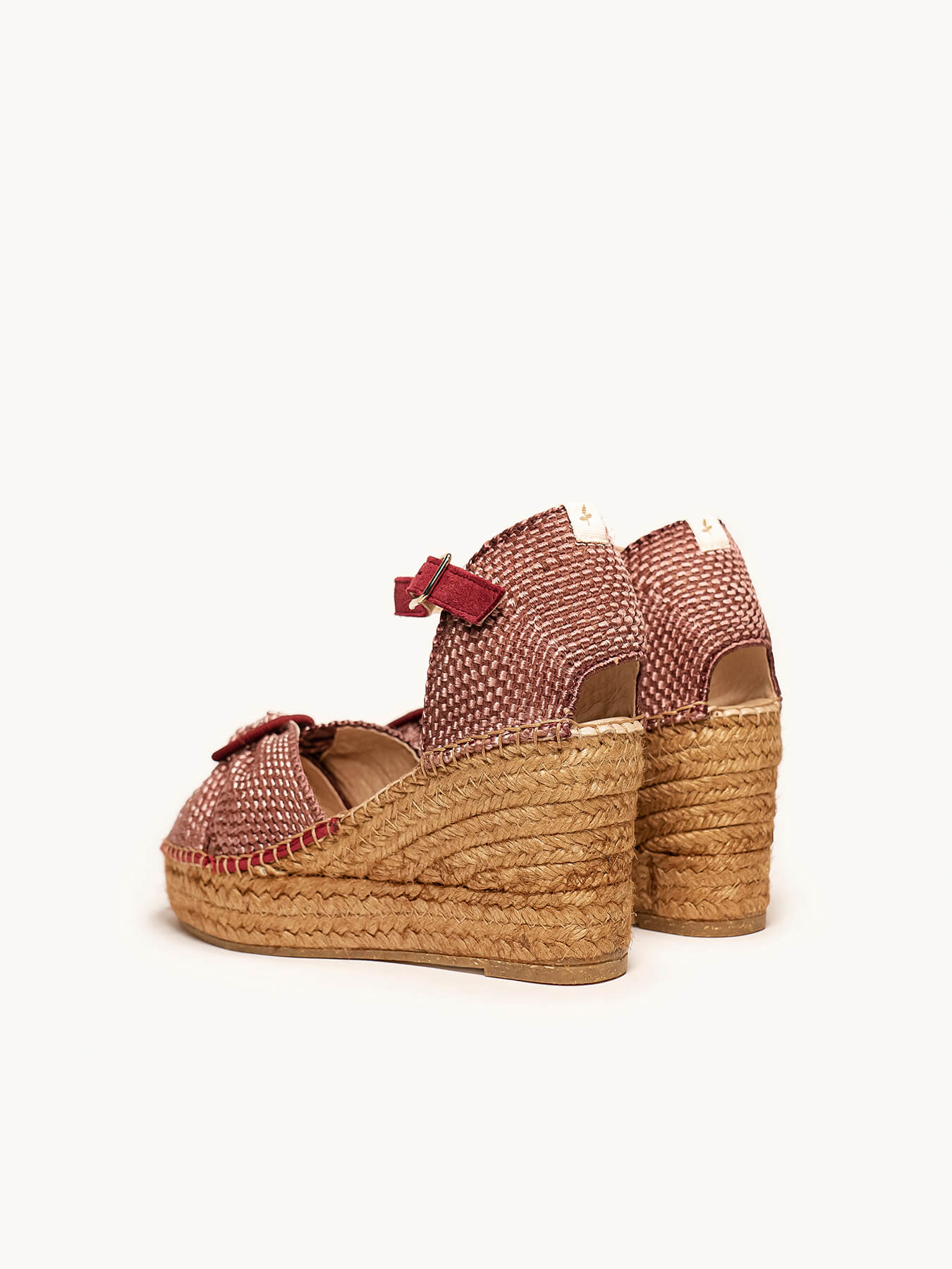 Amapola Cuña Media Plataforma Rayon Granate