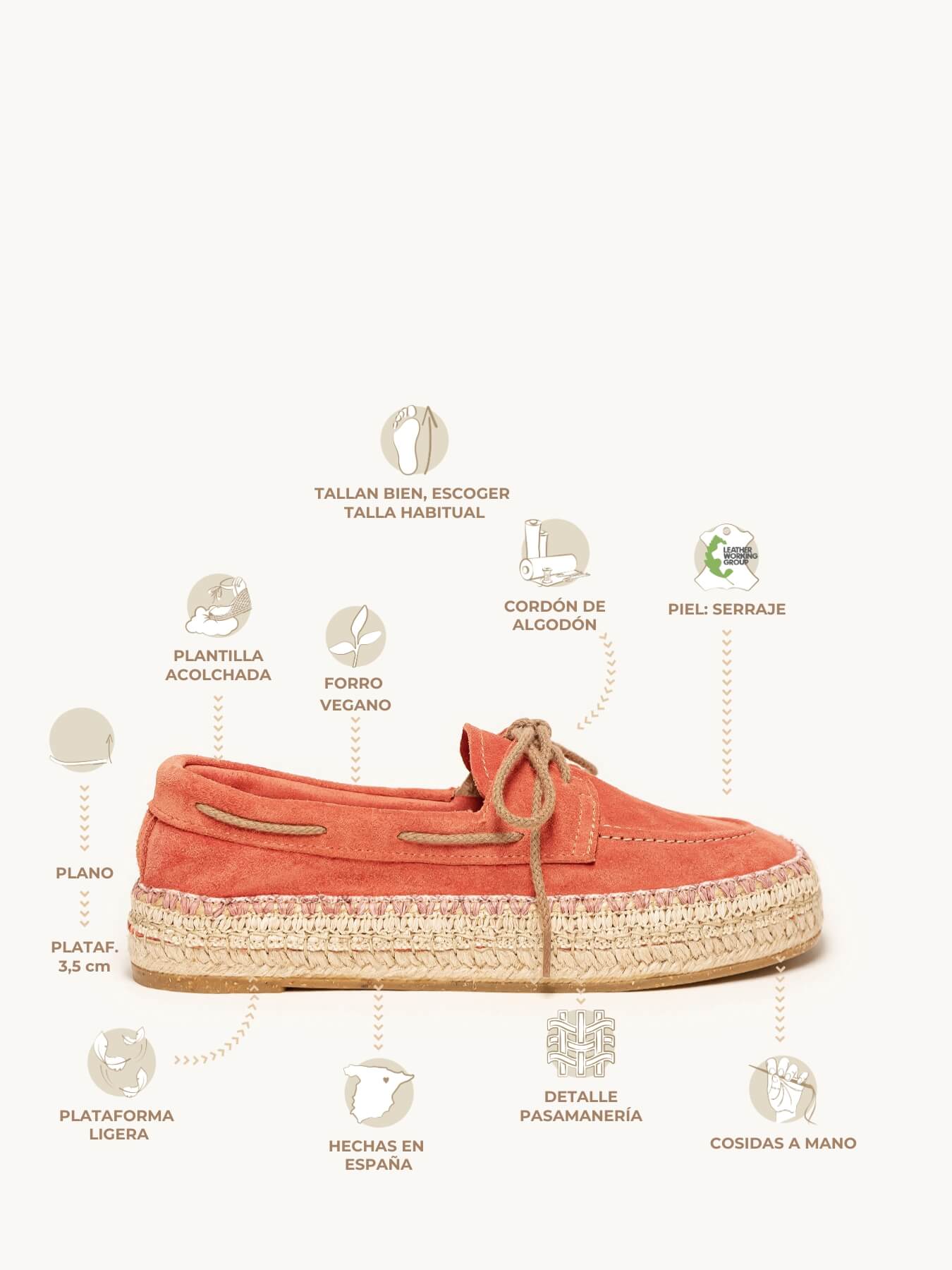 Azafrán Serraje Naranja