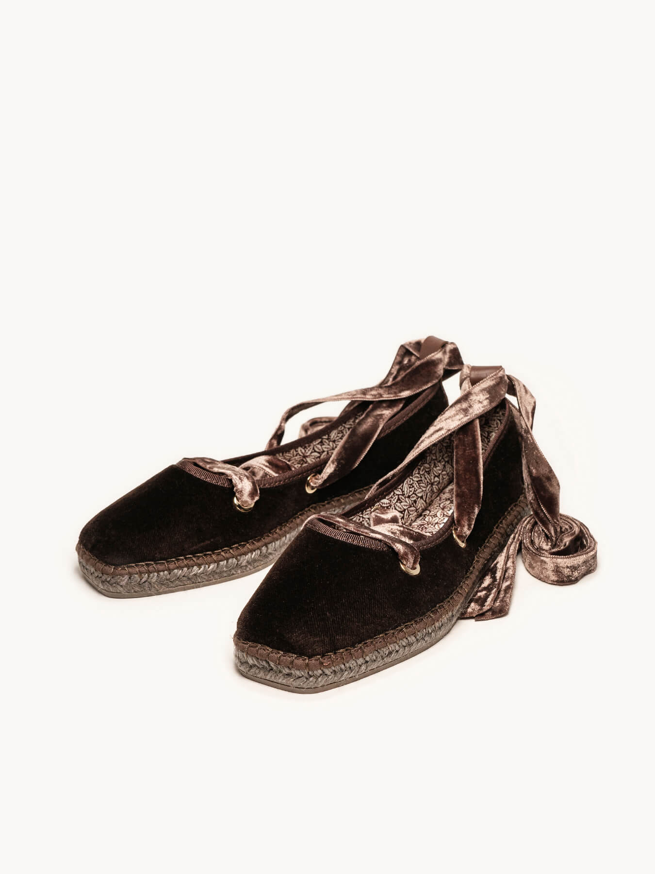 Begonia Cintas Terciopelo Marrón Oscuro