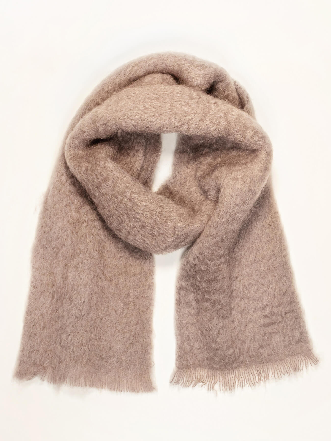 Taupe Handmade Scarf