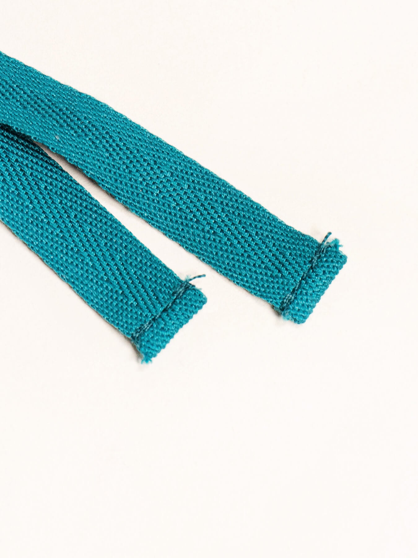 Turquoise Blue Herringbone Ribbon