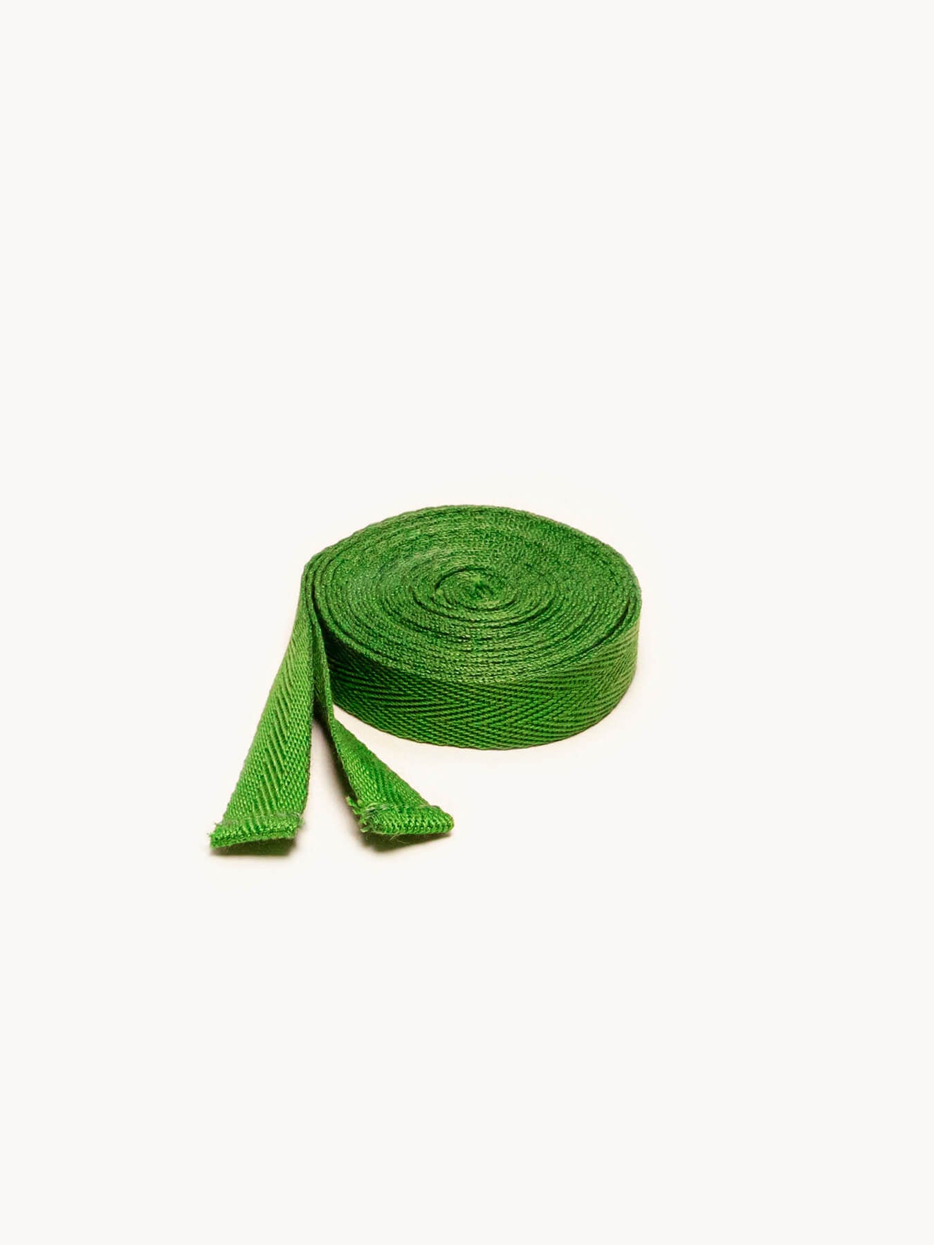 Green Herringbone Ribbon