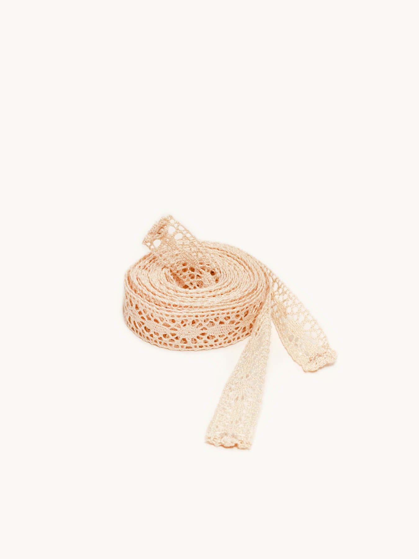 Pack Espadrilles Cunhas Altas Cetim Ecru + Fita Crochet S Areia