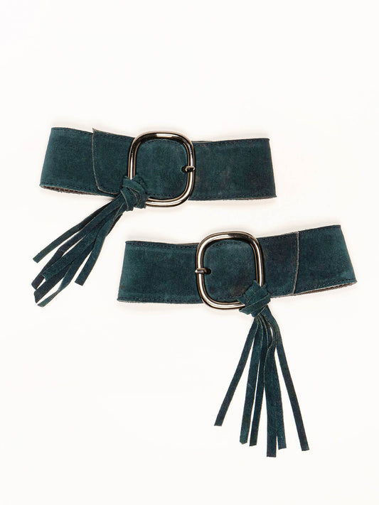 Blue Fringe Belt Decoration