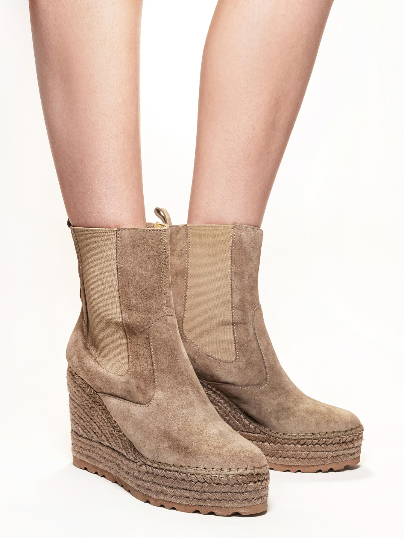 Ciprés High Wedge Taupe