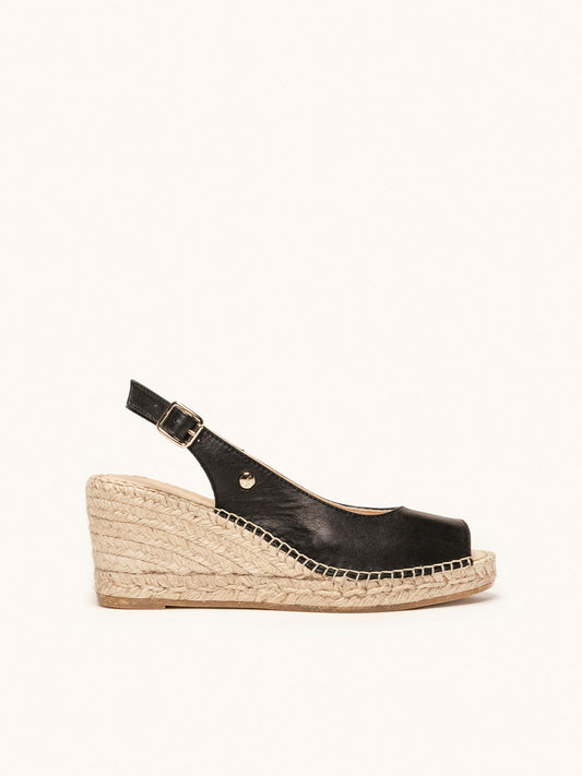 Clavel Mid Wedge Napa Black