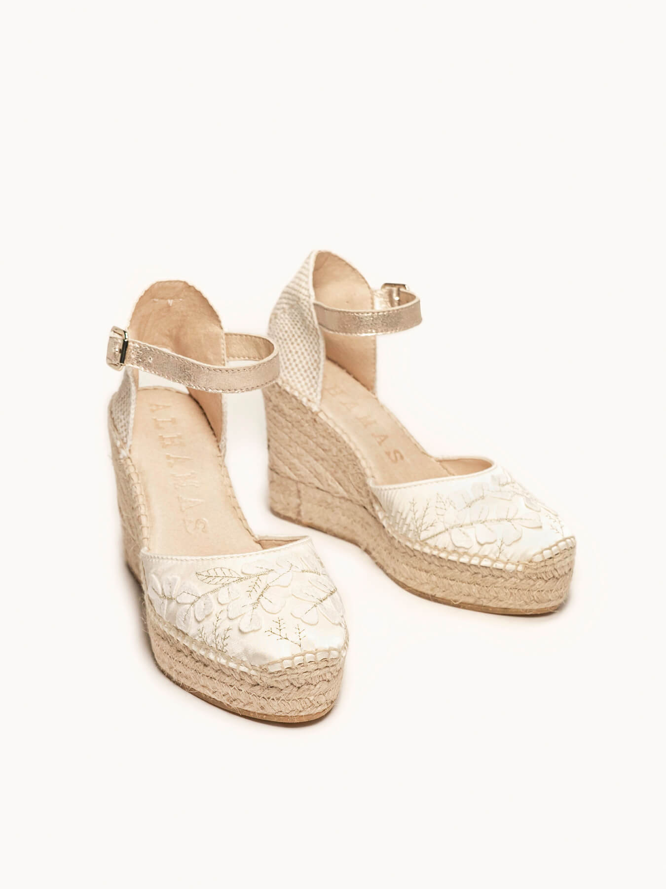 Dalia Talon Haut en Satin Blanc