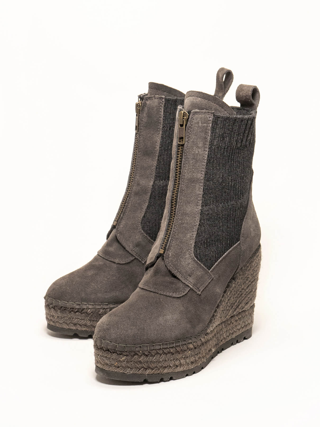 Enebro High Wedge Dark Gray