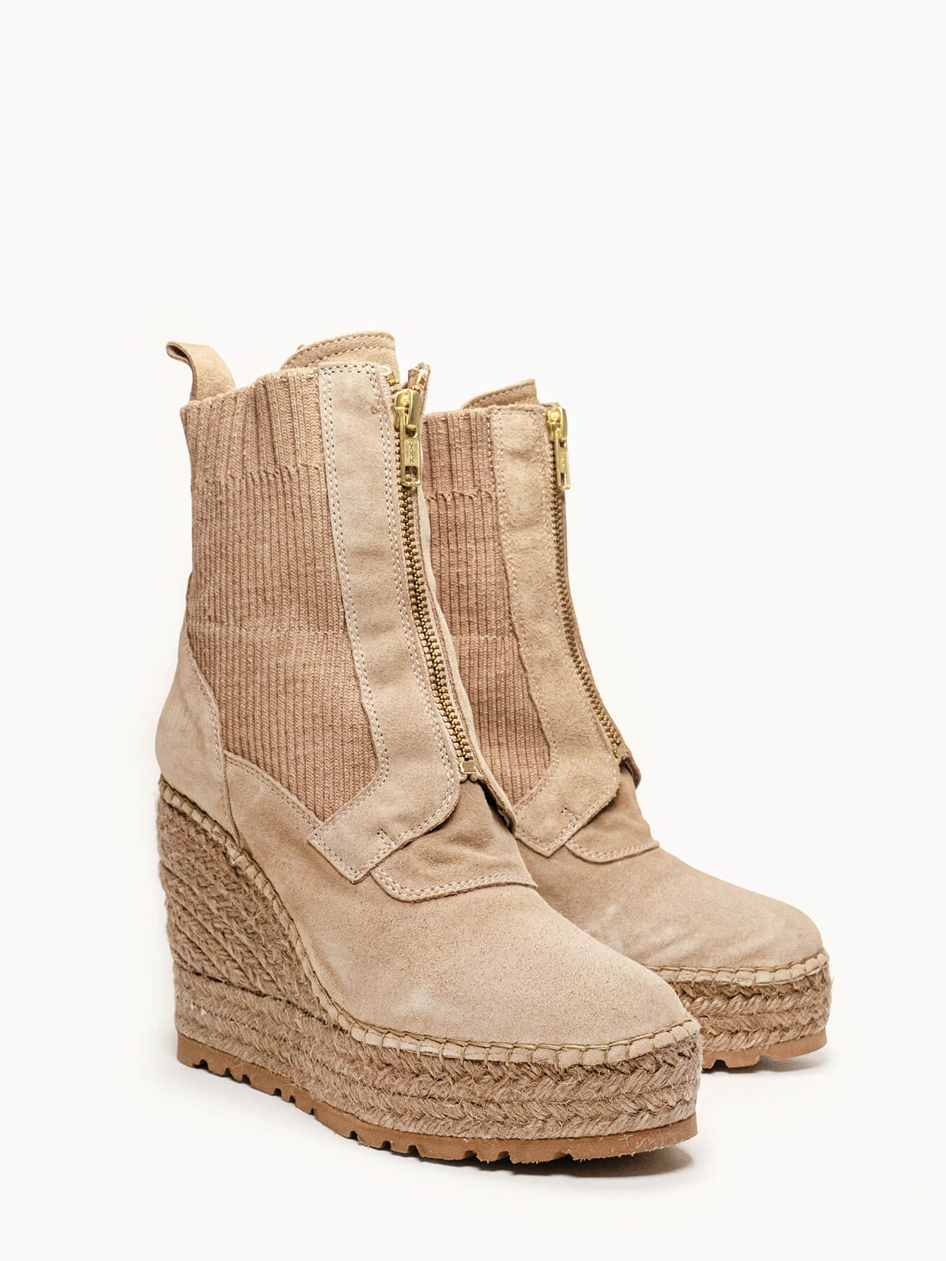 Enebro Taupe High Wedge 