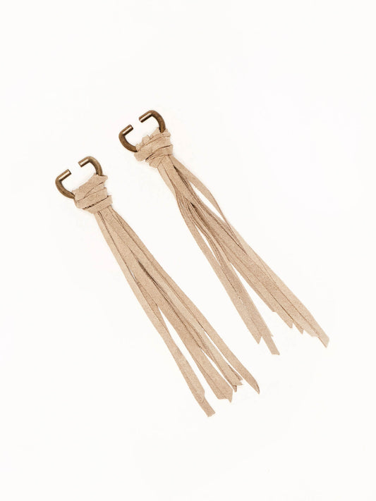 Taupe Fringe Ornament