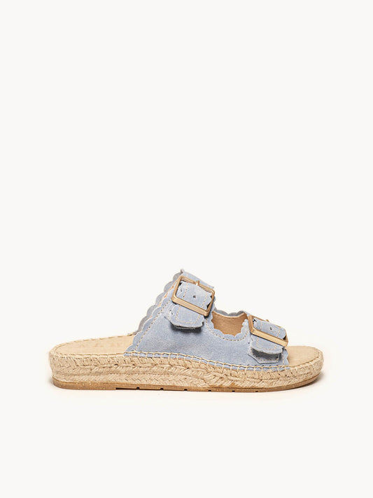 Girasol Bio Serraje Ondas Azul Claro