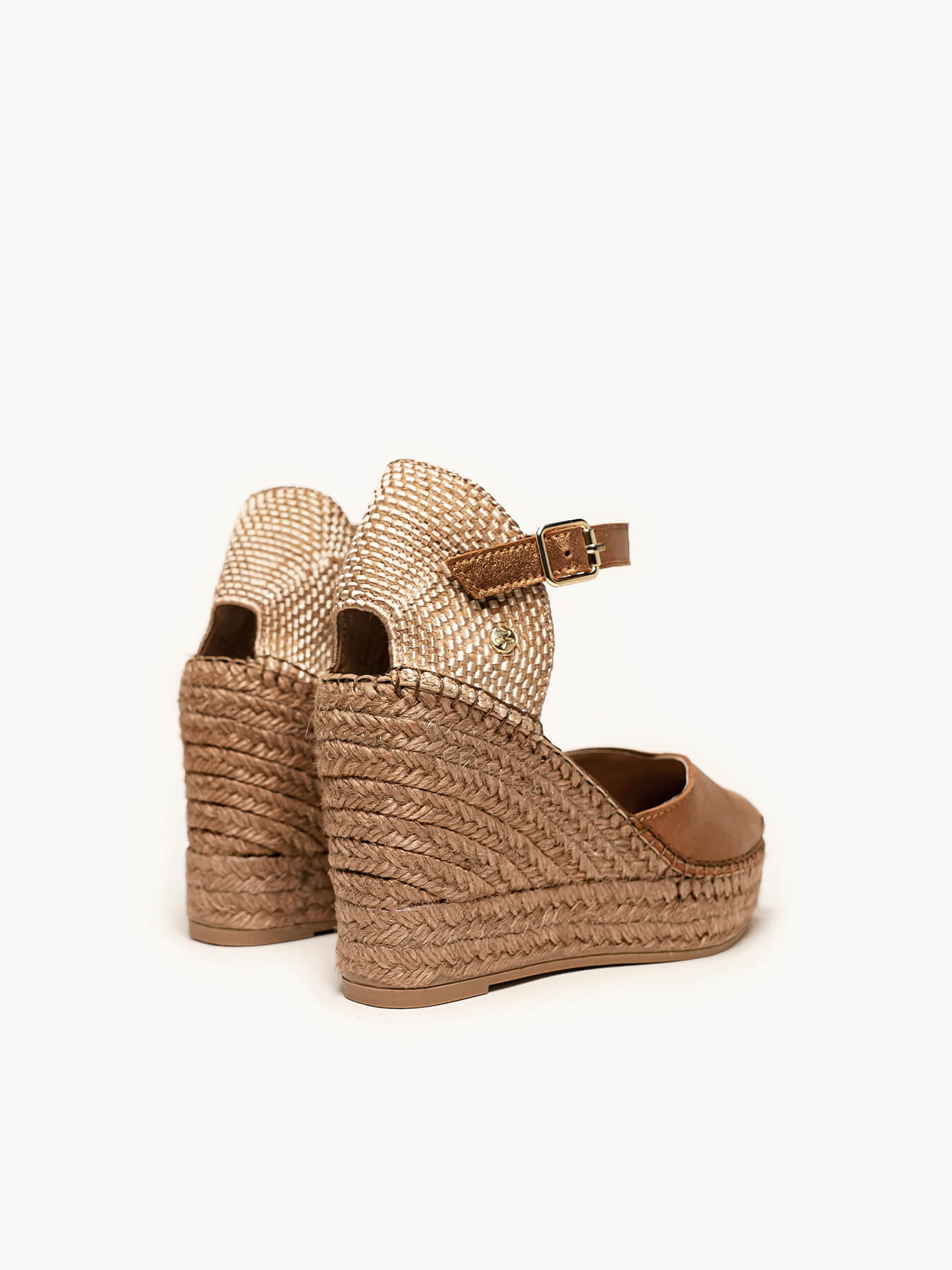 Jara Cuña 10 cm Ante Metal Taupe