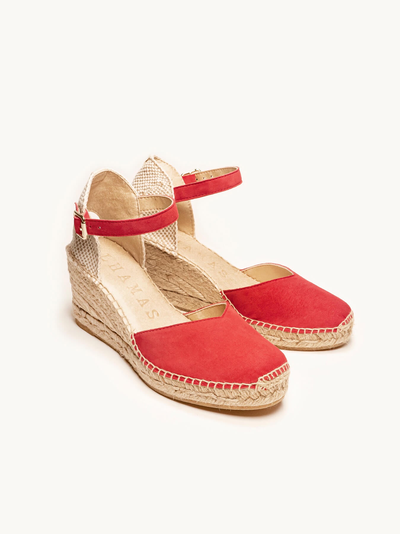 Jara Cunha 7 cm Camurça Vermelho