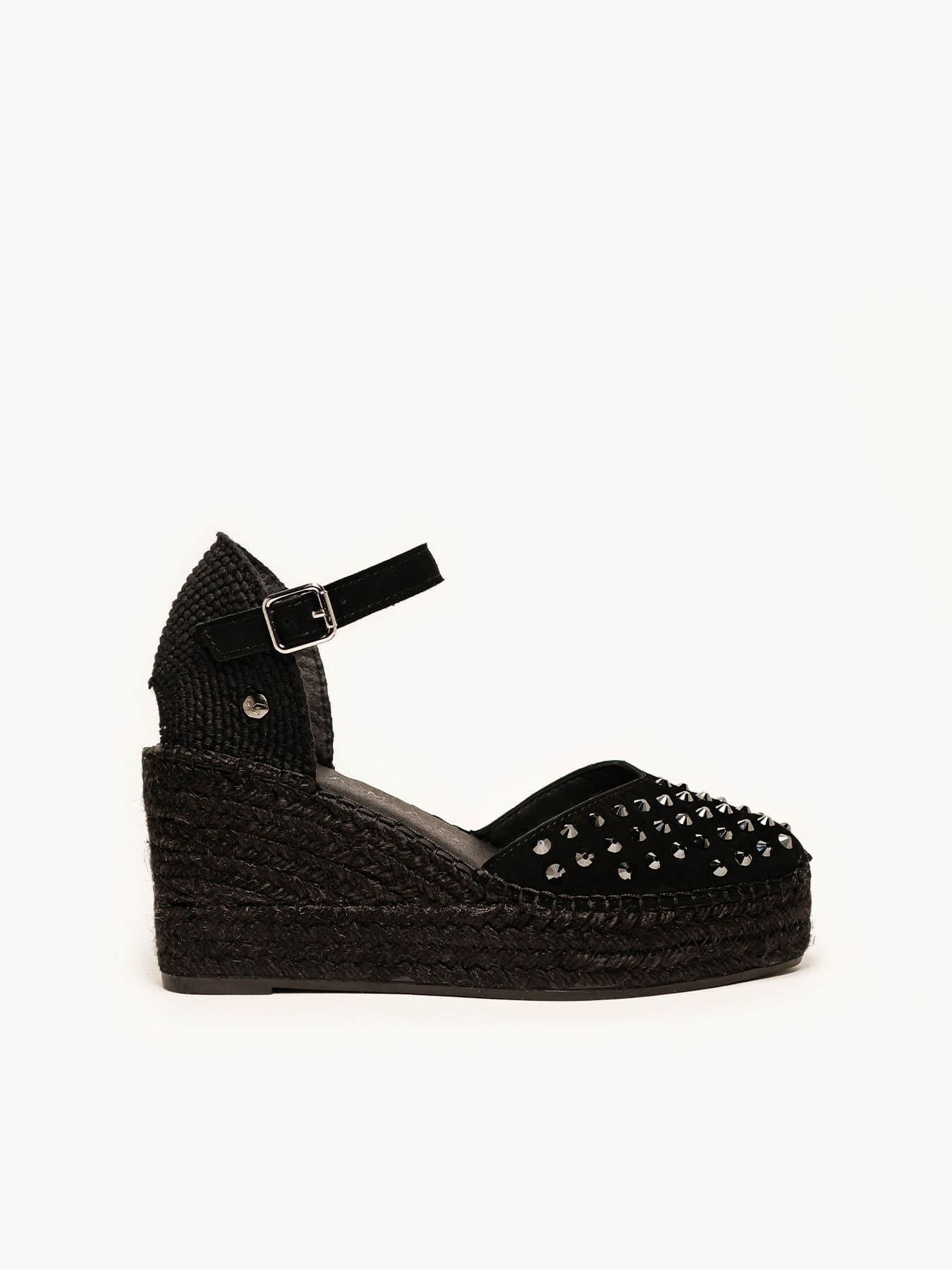 Jara Cuña 8 cm Ante Negro