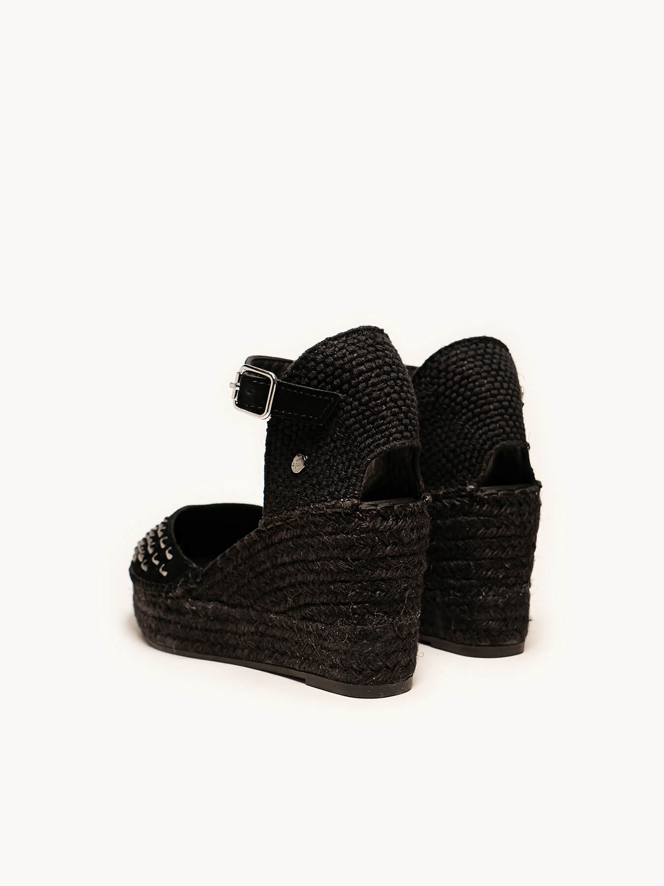 Jara Cuña 8 cm Ante Negro