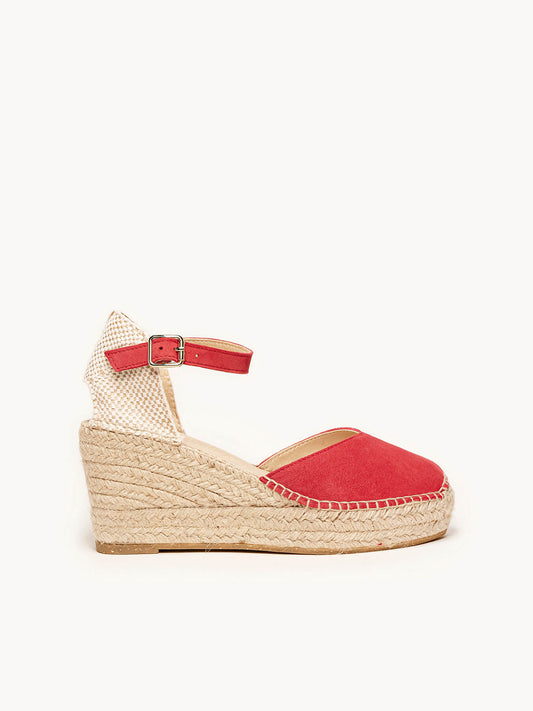 Jara Cuña 8 cm Ante Rojo