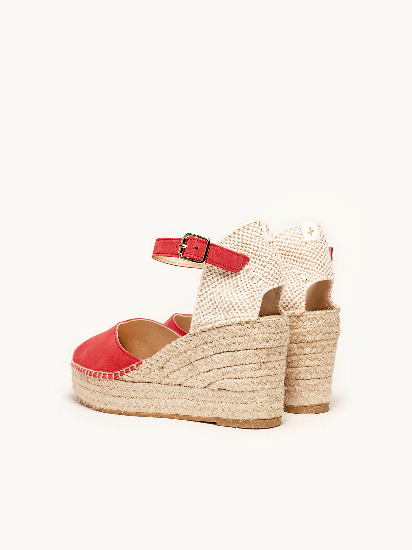 Jara Cuña 8 cm Ante Rojo