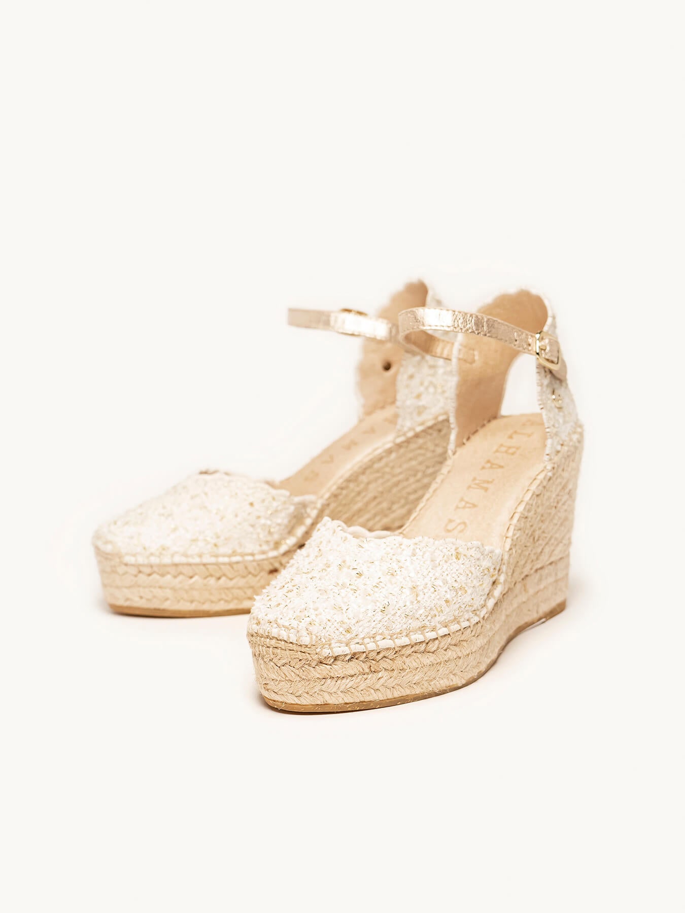 Jara Cuña Alta Lino Tweed Blanco