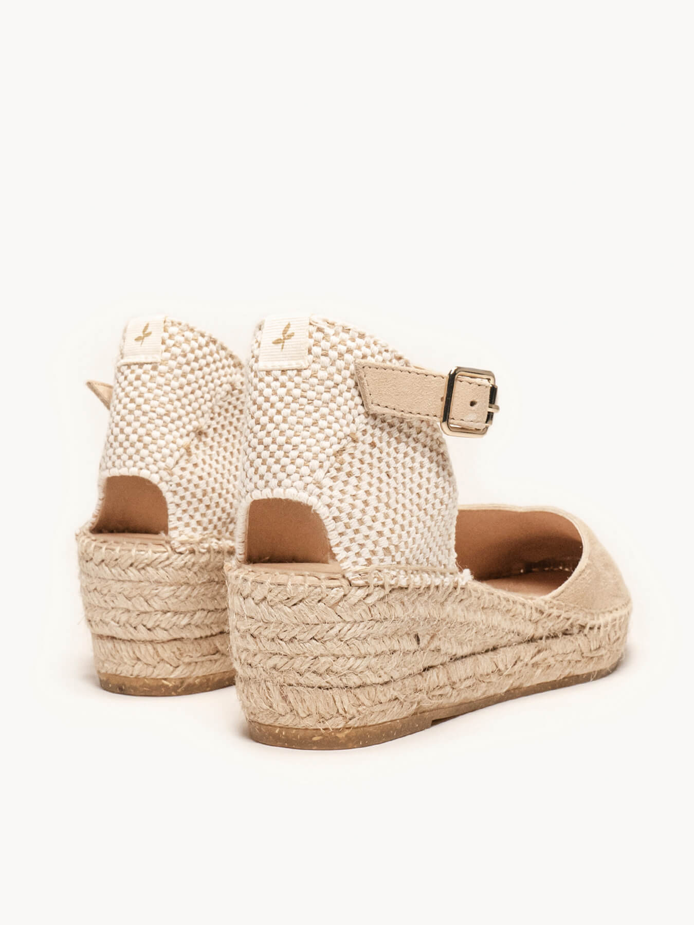 Jara 5 cm Wedge Suede Sand