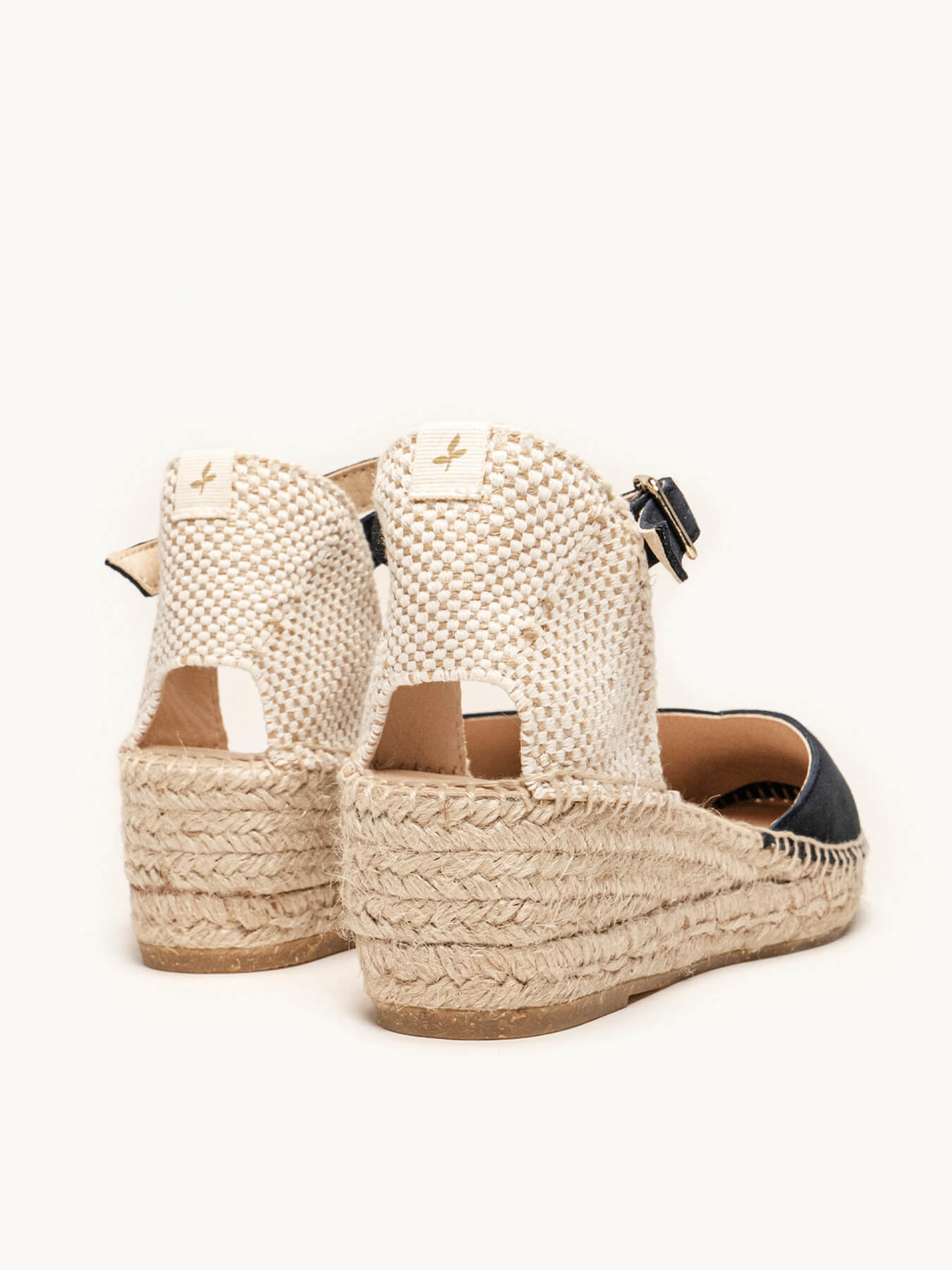 Jara 5 cm Wedge Suede Navy Blue