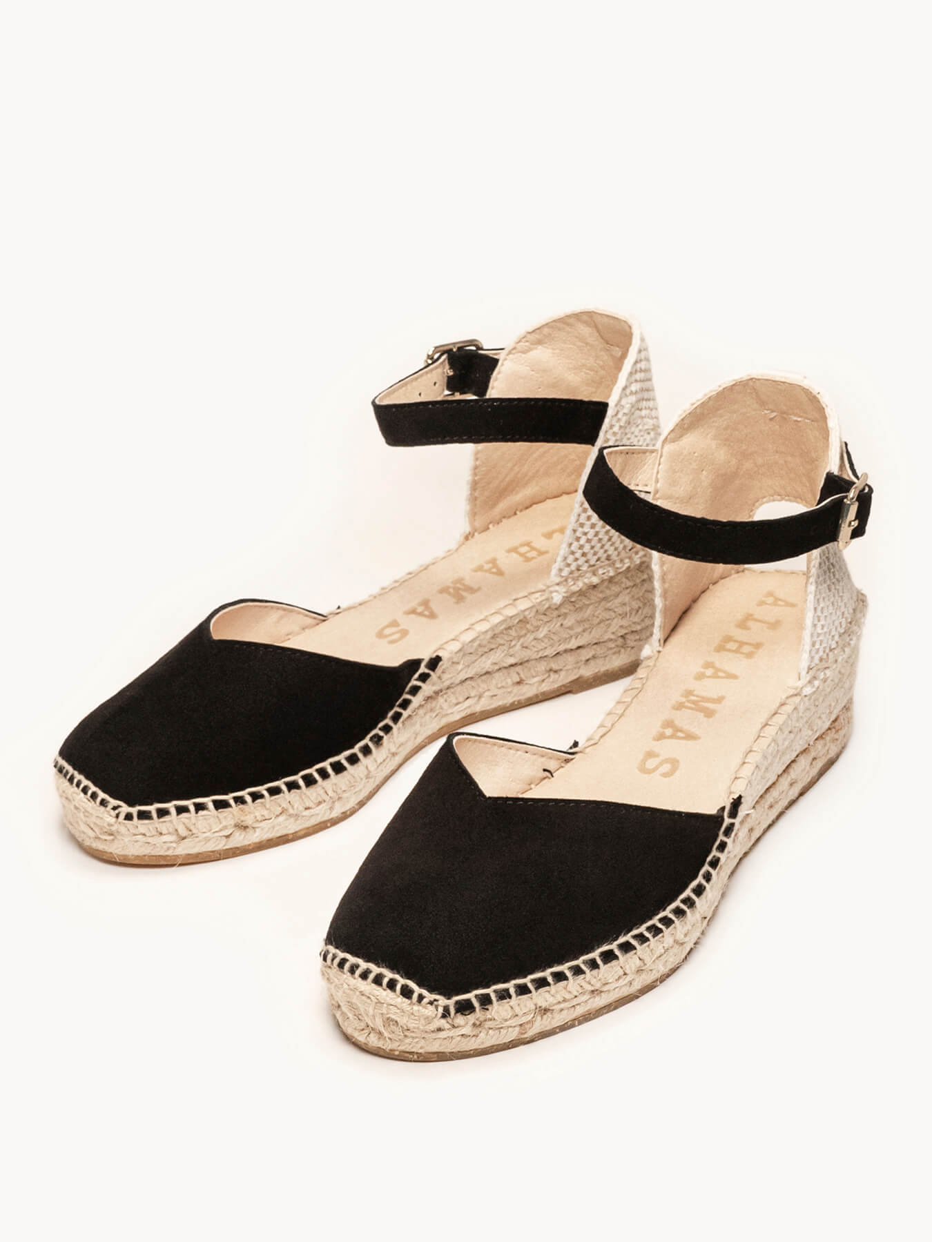 Jara 5 cm Wedge Suede Black