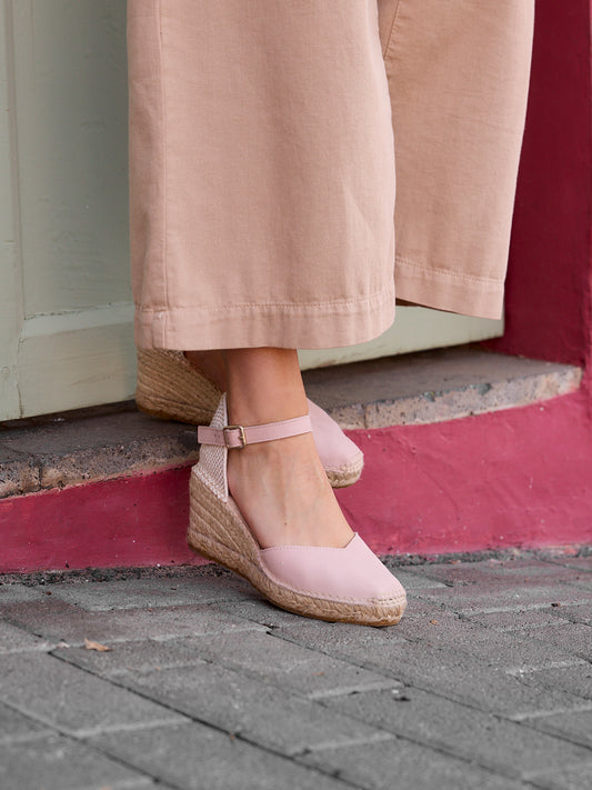 Jara Cunha Média Camurça Rosa Claro