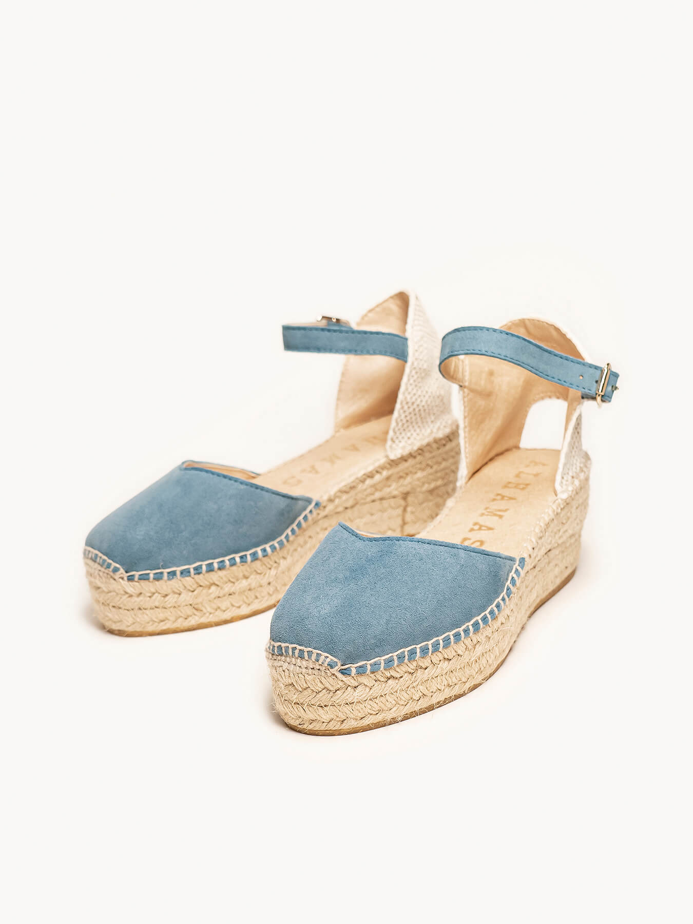 Jara Plataforma Ante Azul Jeans