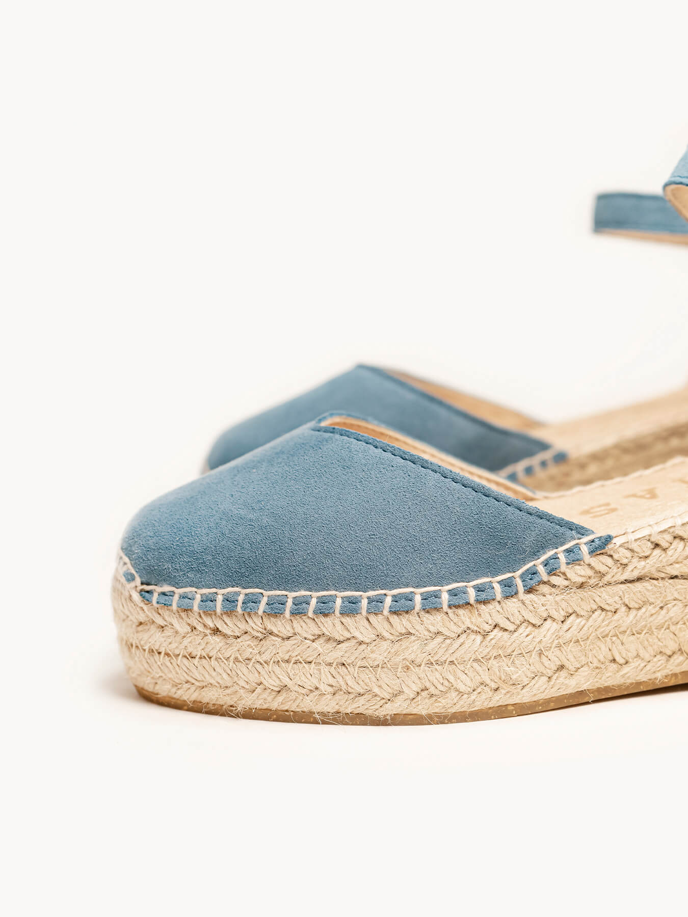 Jara Plataforma Ante Azul Jeans