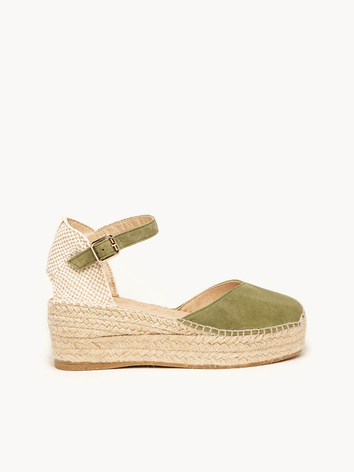 Jara Plataforma Ante Verde Kaki