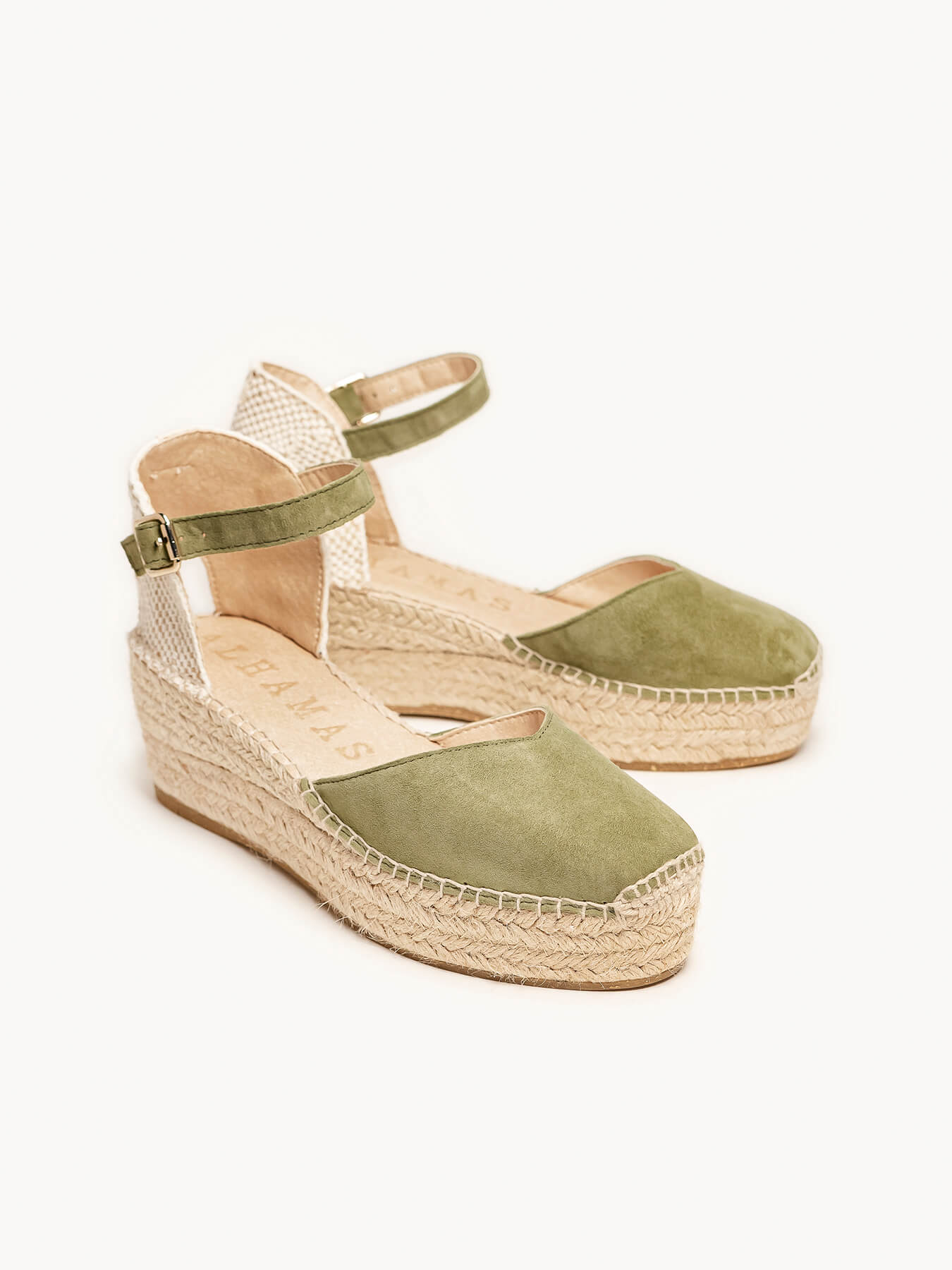 Jara Plataforma Ante Verde Kaki