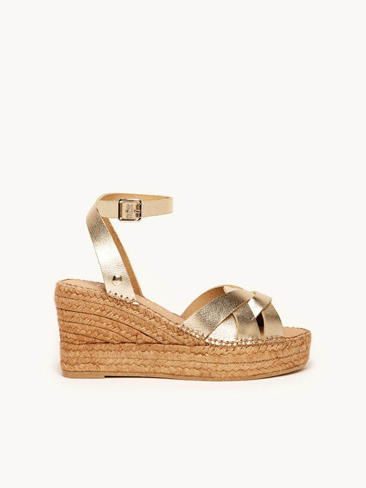 PREORDER - Jazmín Cuña 8 cm Vaqueta Oro