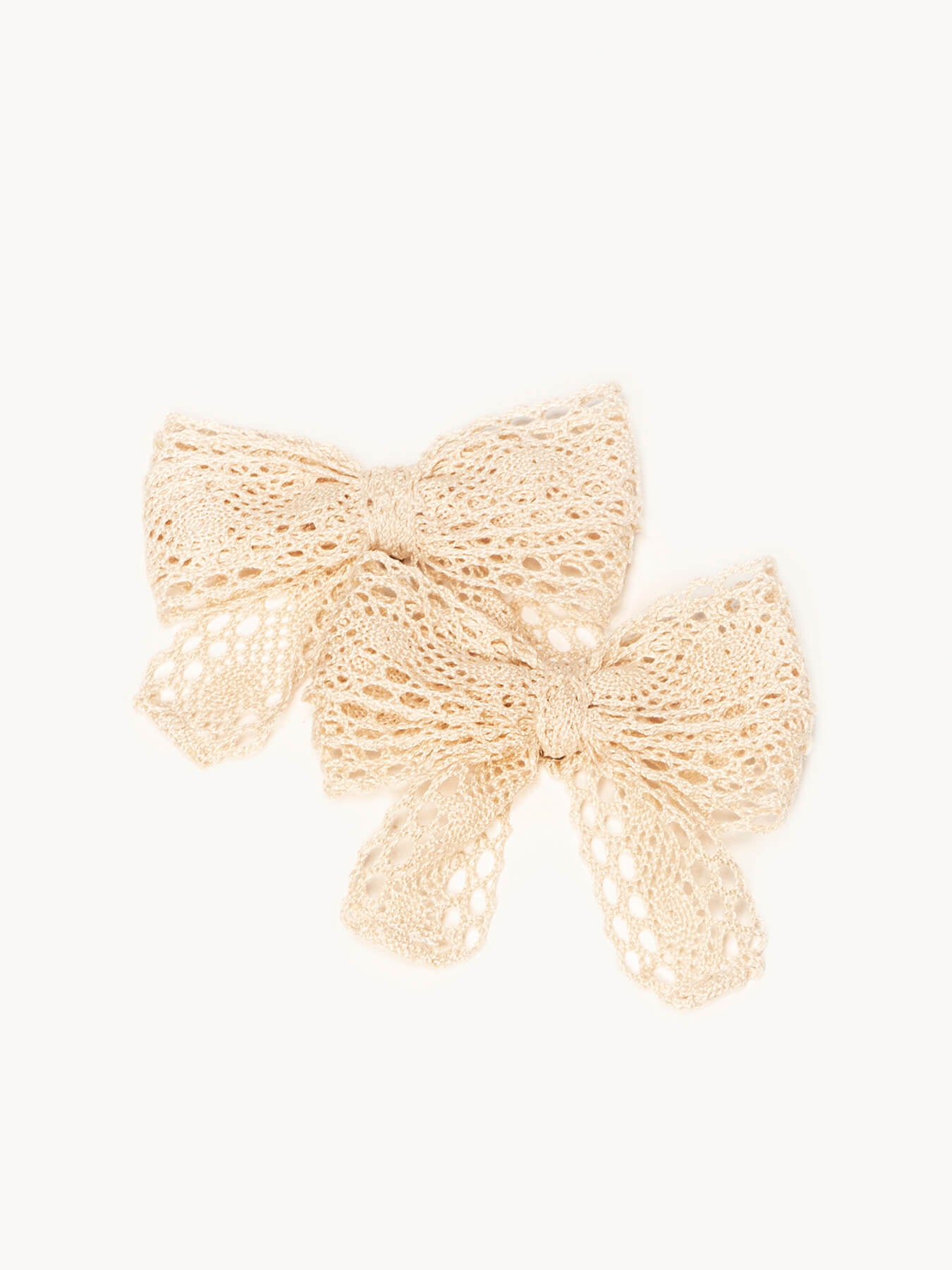 Raw Crochet Bow