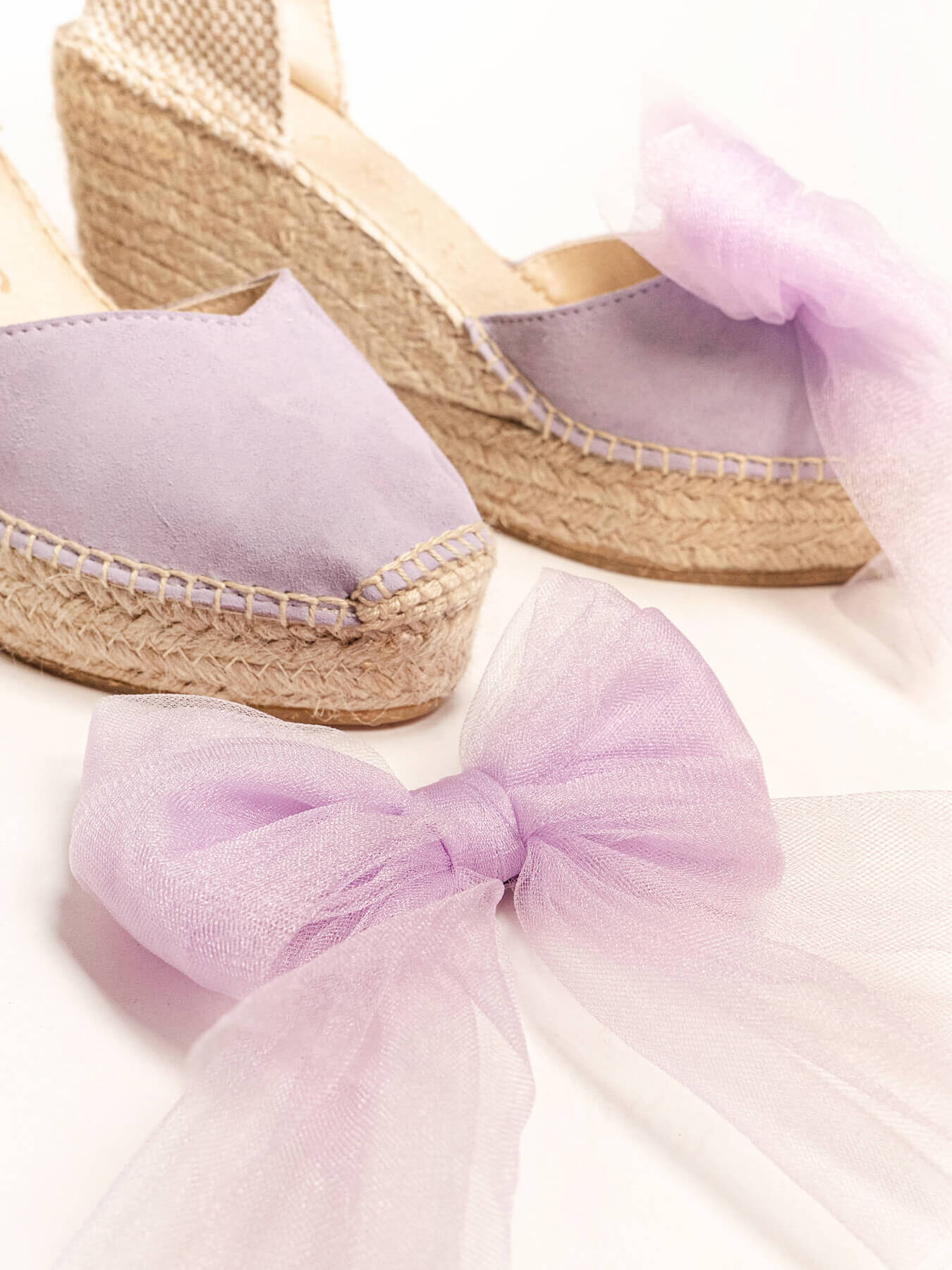 Lilac Tulle Bow