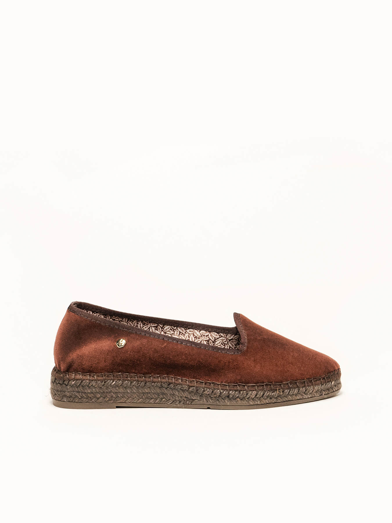 Narciso Wedge Velvet Brown