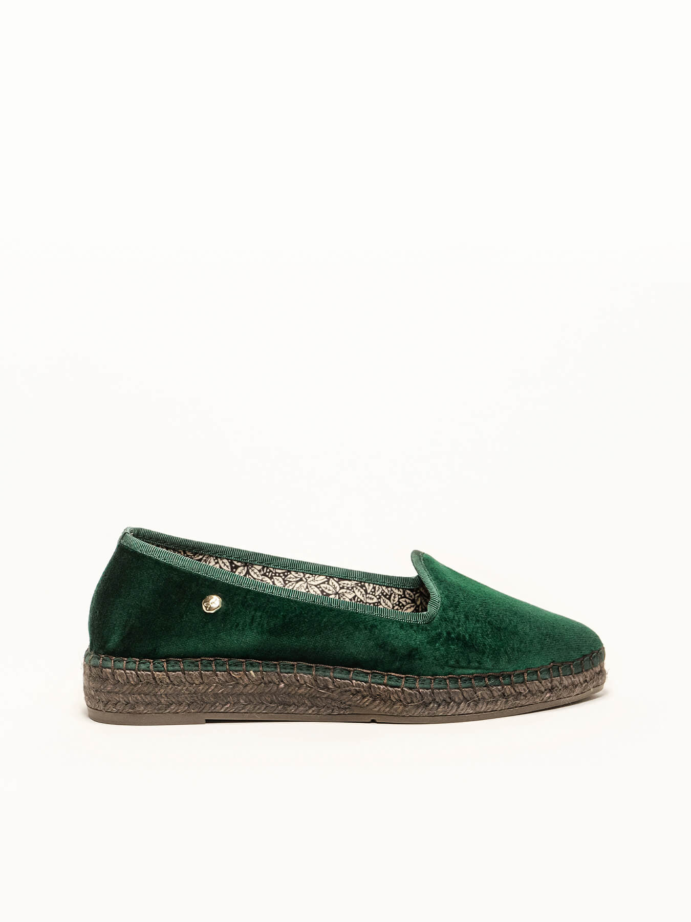 Narciso Wedge Dark Green Velvet