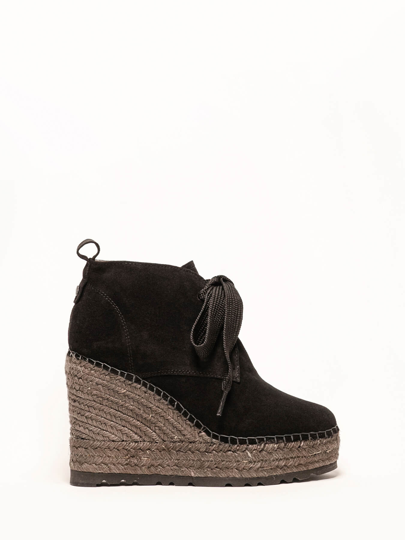 Nogal High Wedge Black